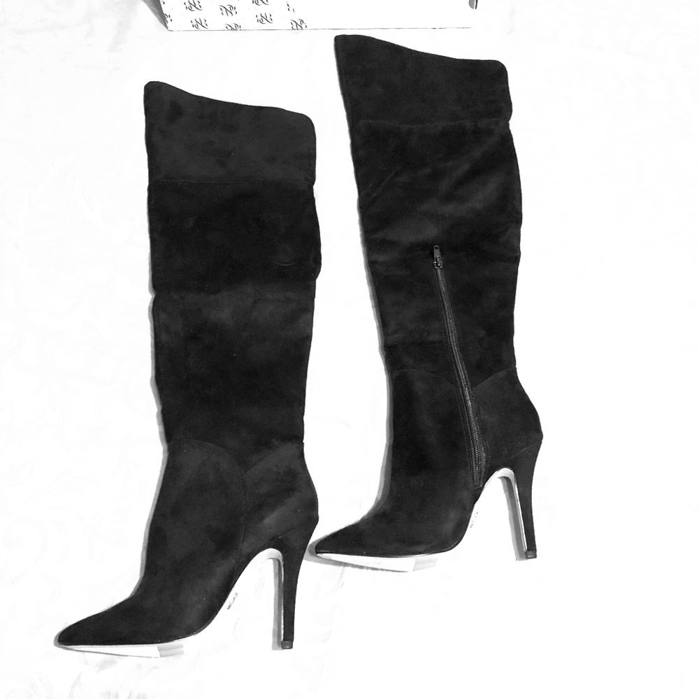 Black Above-Knee Rock & Republic Boots Size 7